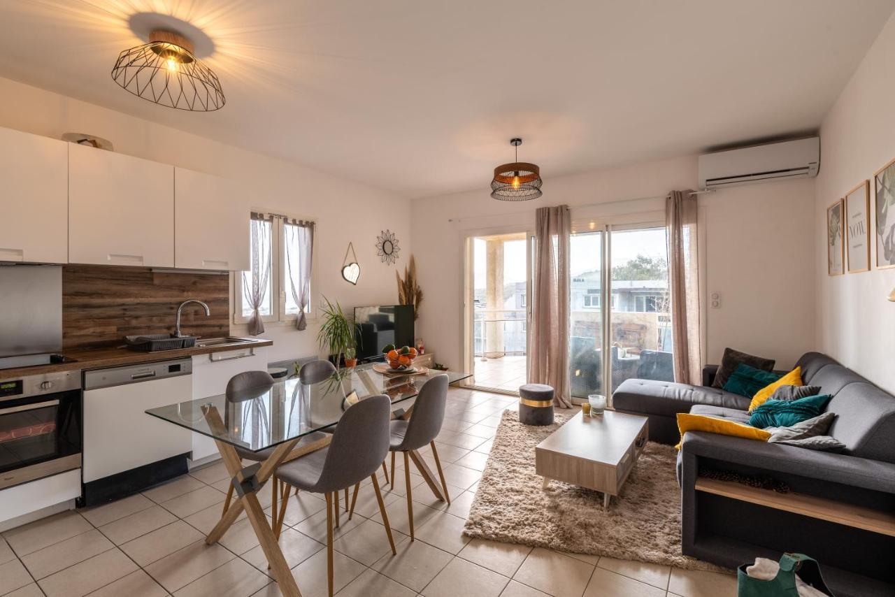 U Nidu - à Ajaccio, Magnifique appartement 4 couchages vue mer Ajaccio  Extérieur photo